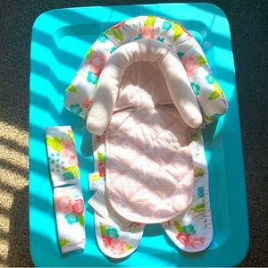 Baby girl Car seat head support